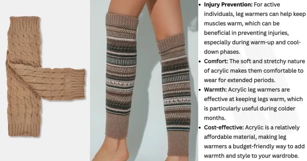 Leg Warmers 5 Acrylic Leg Warmers