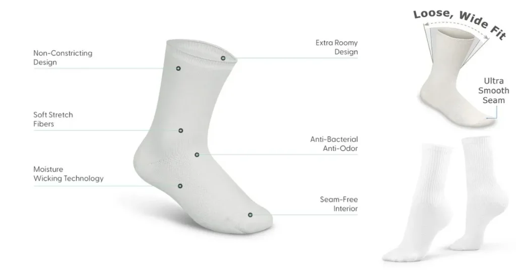 Diabetic Socks Women Features
