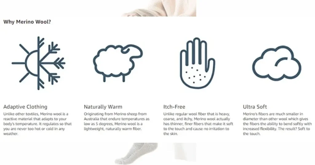 Features of Merion Wool