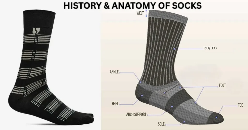 Socks History 10 Anatomy of Socks