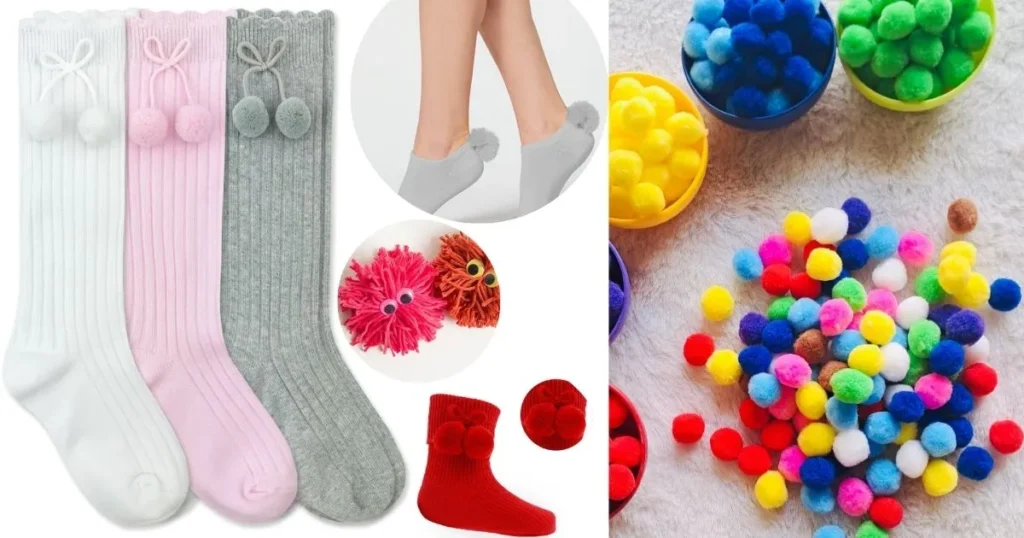 Pom Pom Socks 3 Types of POM POM Socks