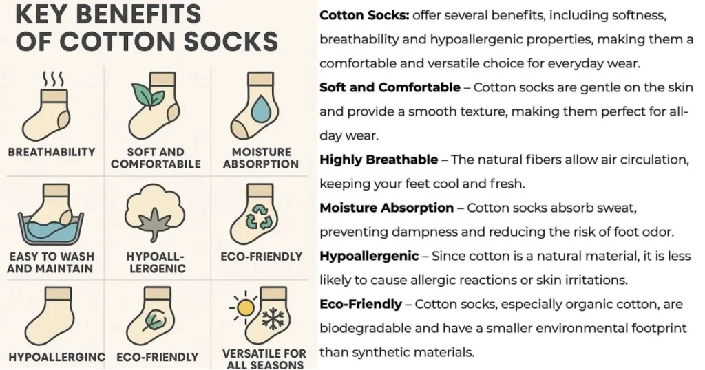 Cotton Socks 4 Benefits of Cotton Socks