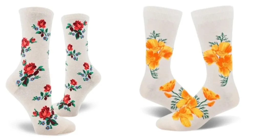 Floral Socks 5 Fashion Socks