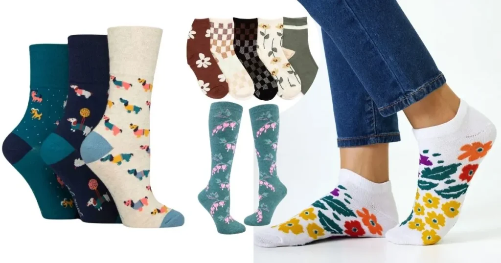 Types of Floral Socks